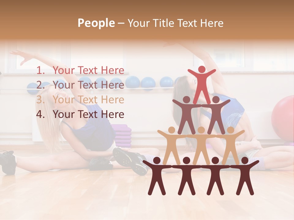 Club Center Weight PowerPoint Template