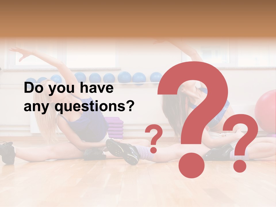 Club Center Weight PowerPoint Template