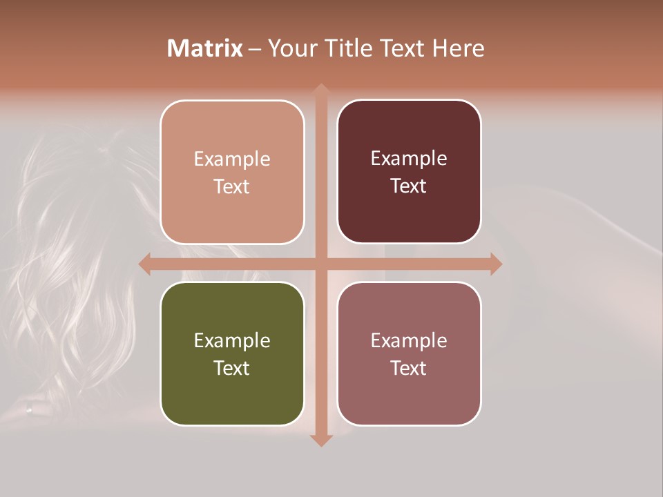 Sexy Elbow Lay PowerPoint Template