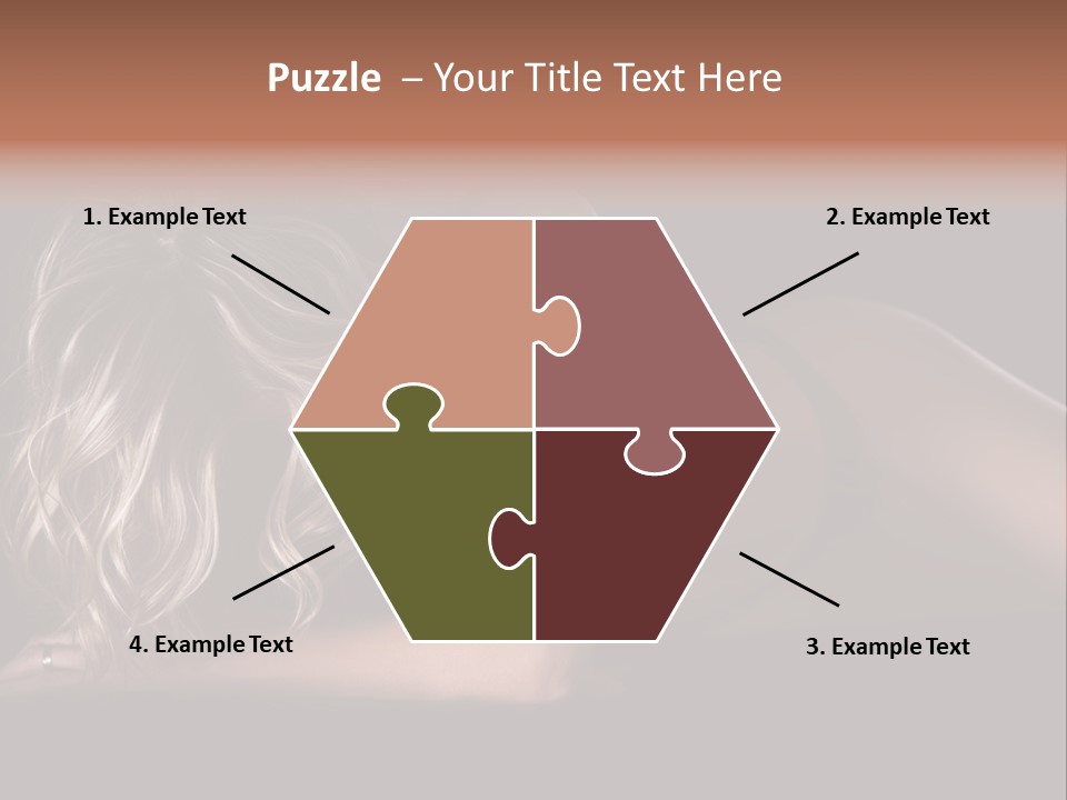 Sexy Elbow Lay PowerPoint Template