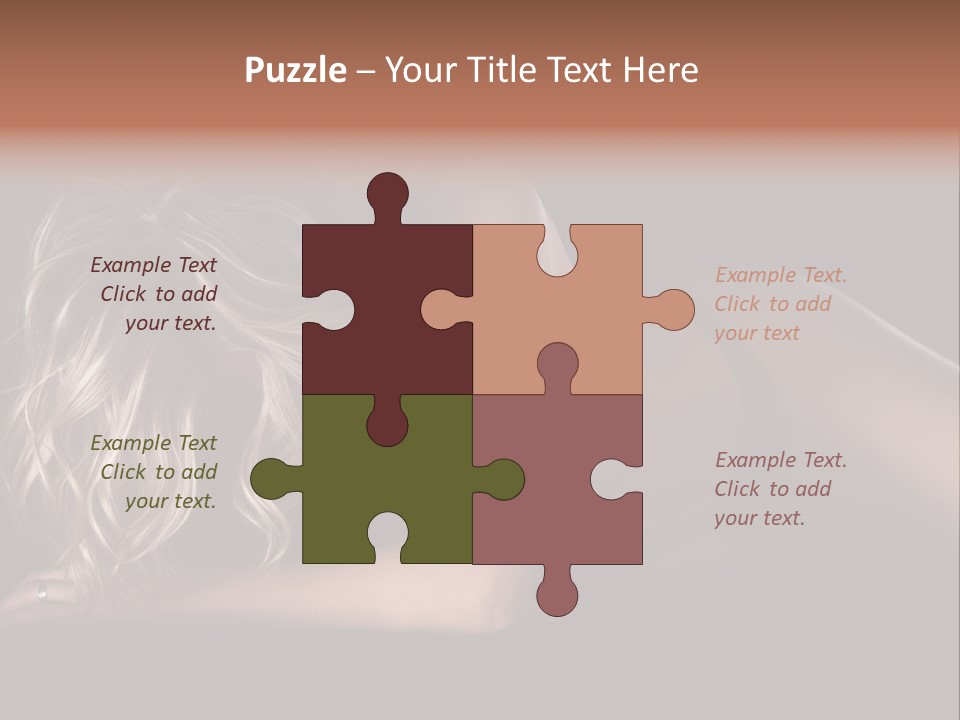 Sexy Elbow Lay PowerPoint Template