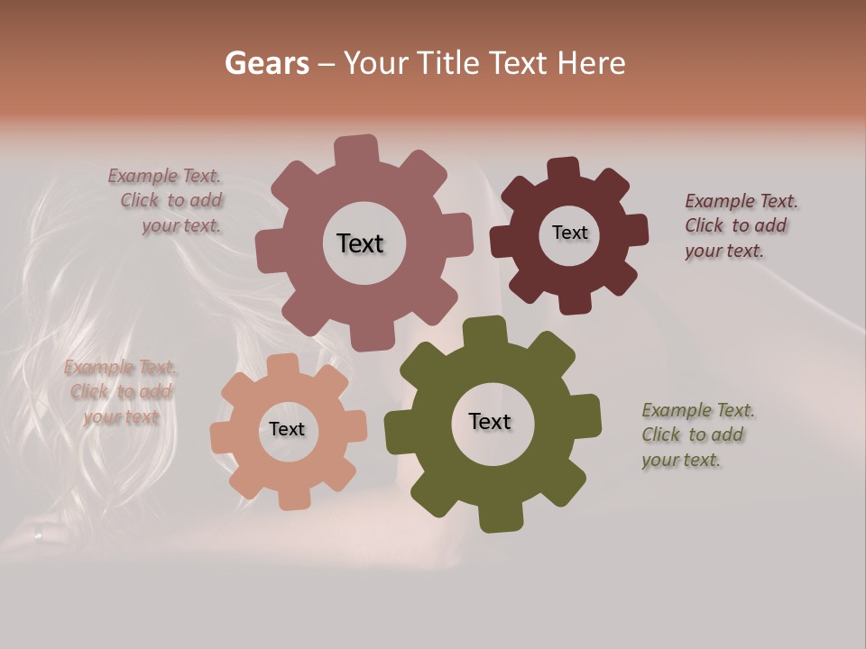 Sexy Elbow Lay PowerPoint Template