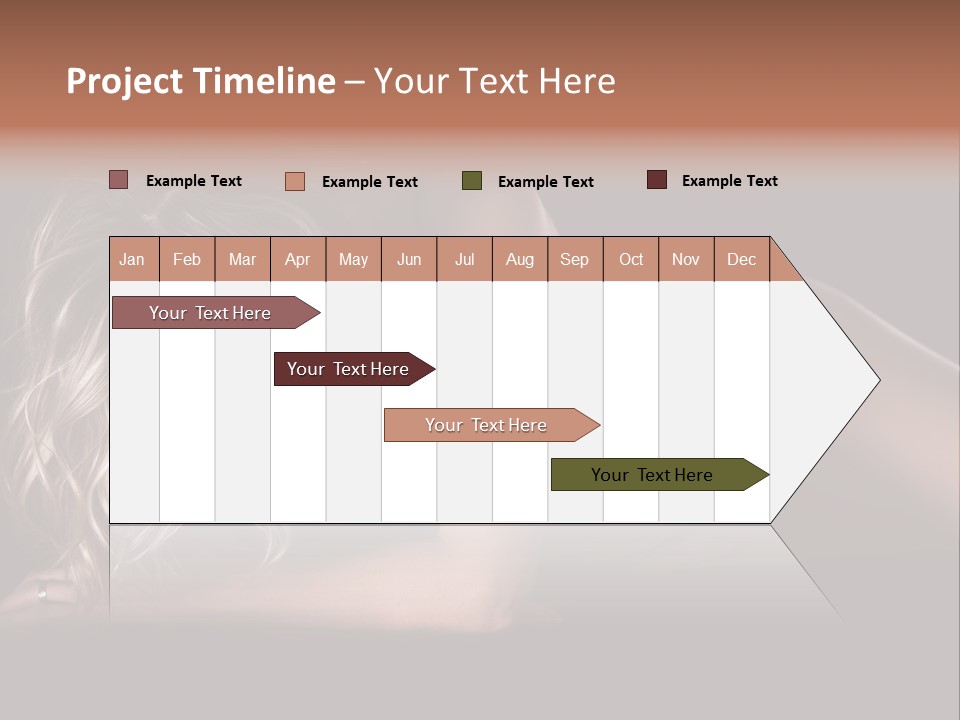 Sexy Elbow Lay PowerPoint Template