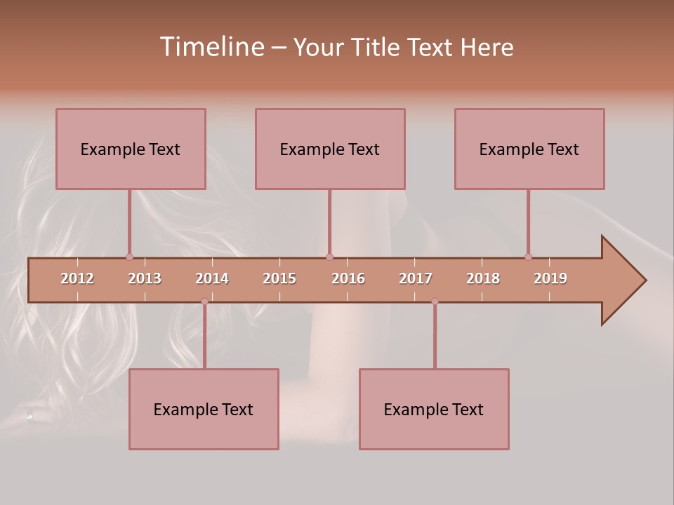 Sexy Elbow Lay PowerPoint Template