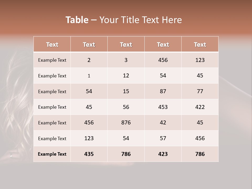 Sexy Elbow Lay PowerPoint Template