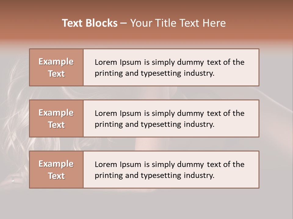 Sexy Elbow Lay PowerPoint Template