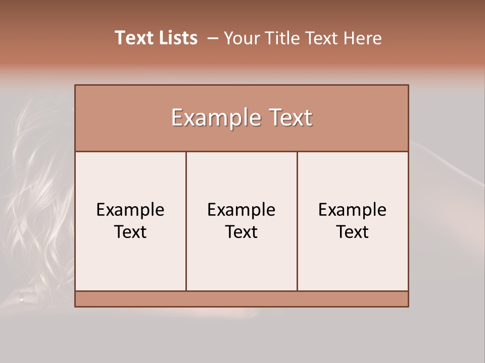 Sexy Elbow Lay PowerPoint Template