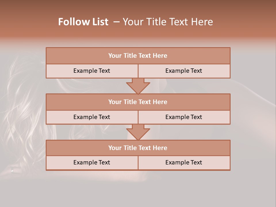 Sexy Elbow Lay PowerPoint Template