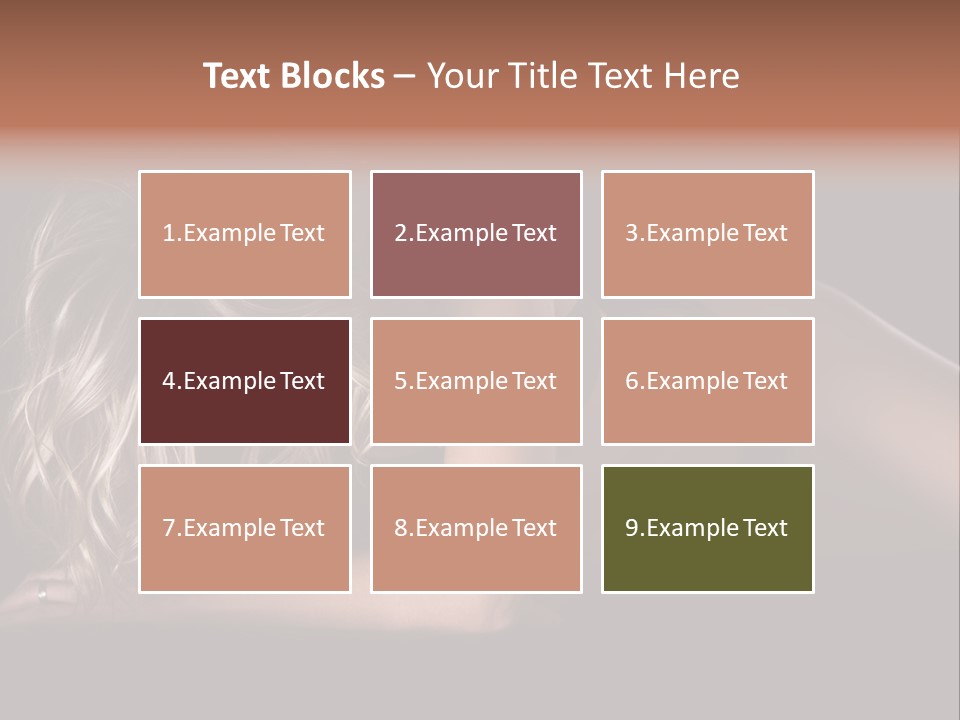 Sexy Elbow Lay PowerPoint Template