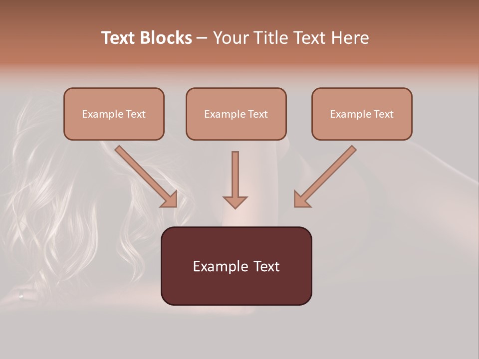 Sexy Elbow Lay PowerPoint Template