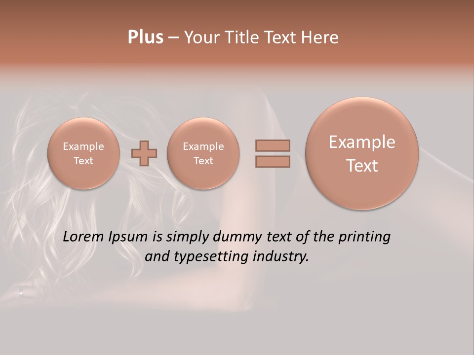 Sexy Elbow Lay PowerPoint Template