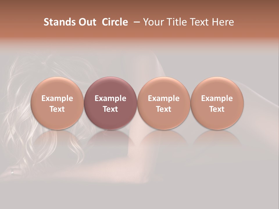 Sexy Elbow Lay PowerPoint Template