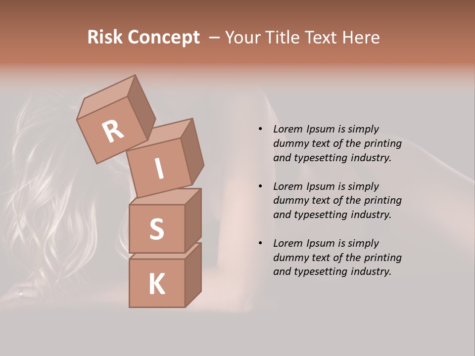 Sexy Elbow Lay PowerPoint Template