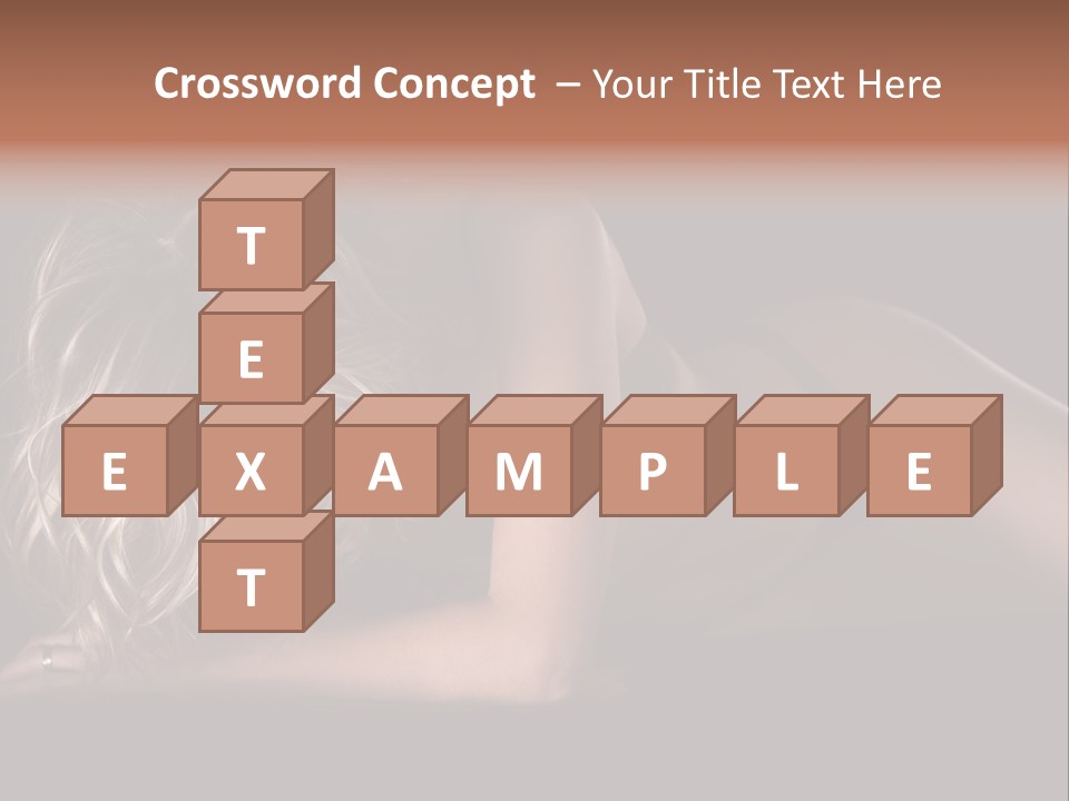 Sexy Elbow Lay PowerPoint Template