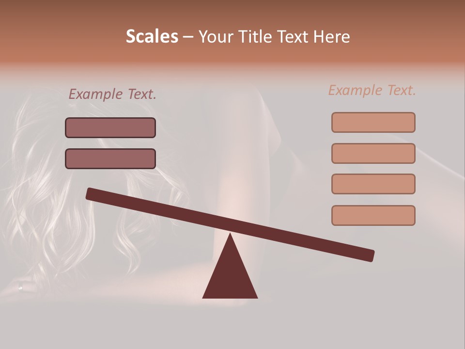 Sexy Elbow Lay PowerPoint Template