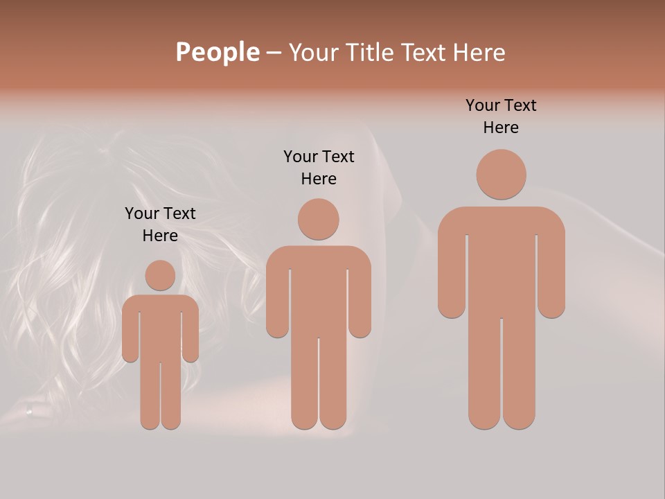 Sexy Elbow Lay PowerPoint Template