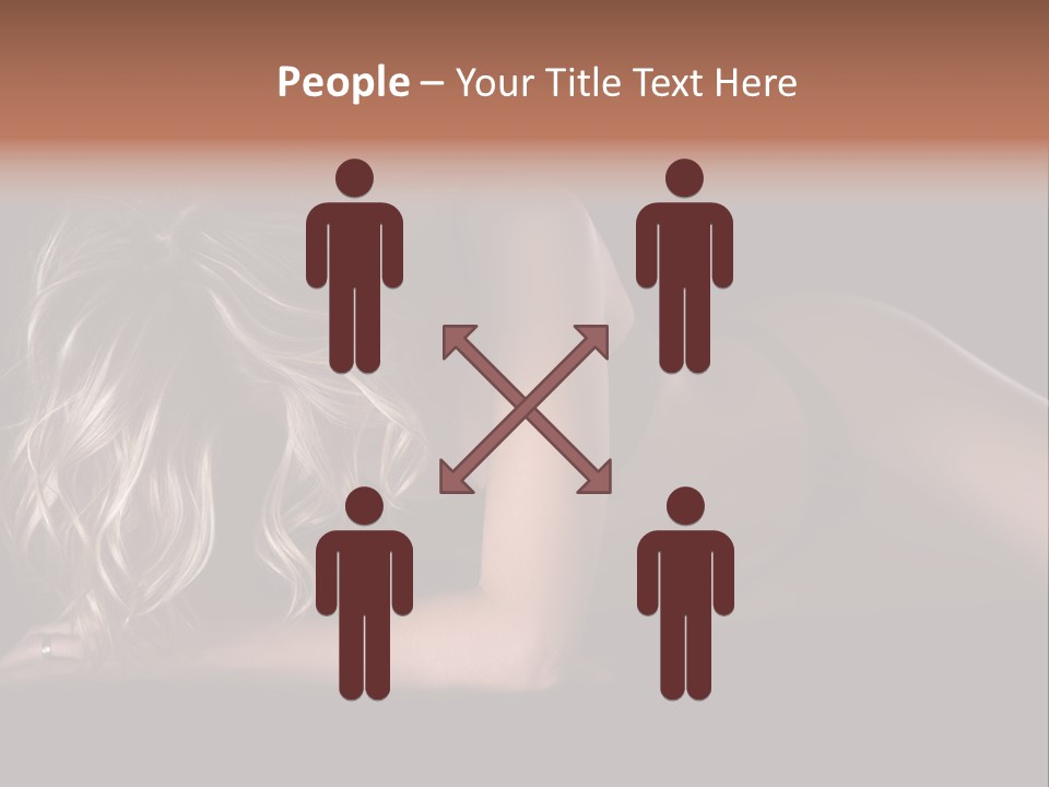 Sexy Elbow Lay PowerPoint Template