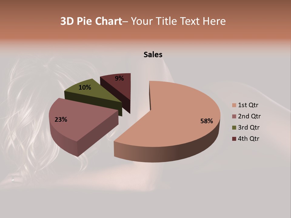 Sexy Elbow Lay PowerPoint Template