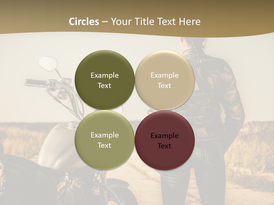 Transportation Y Woman PowerPoint Template