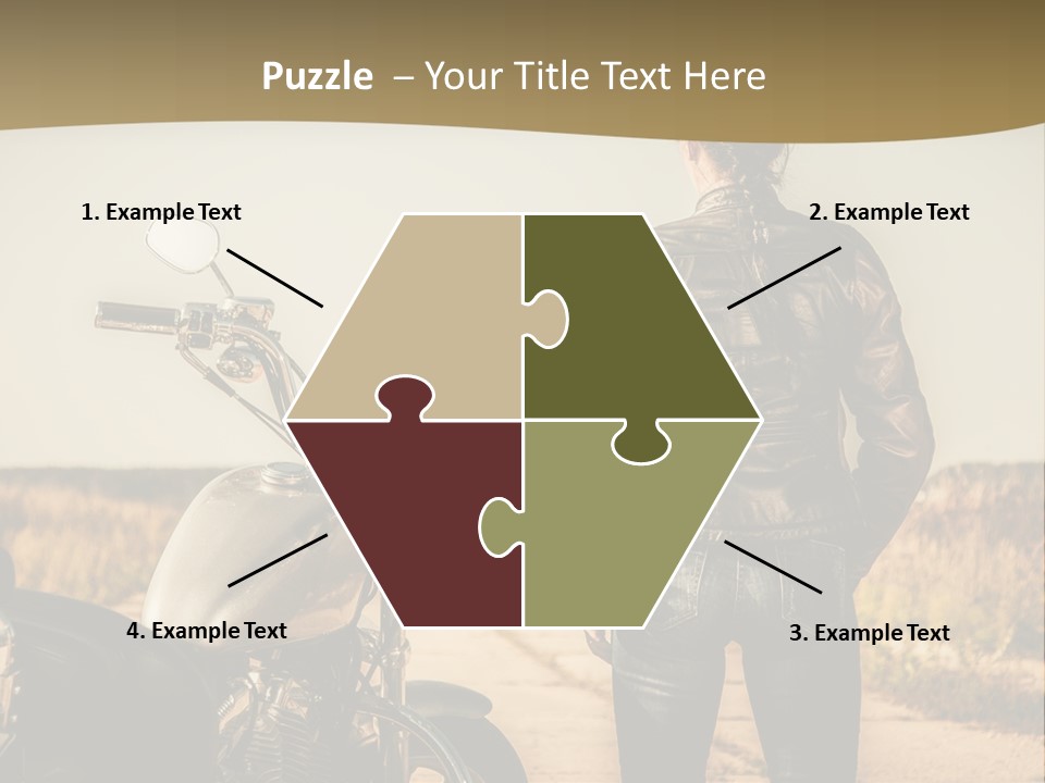 Transportation Y Woman PowerPoint Template