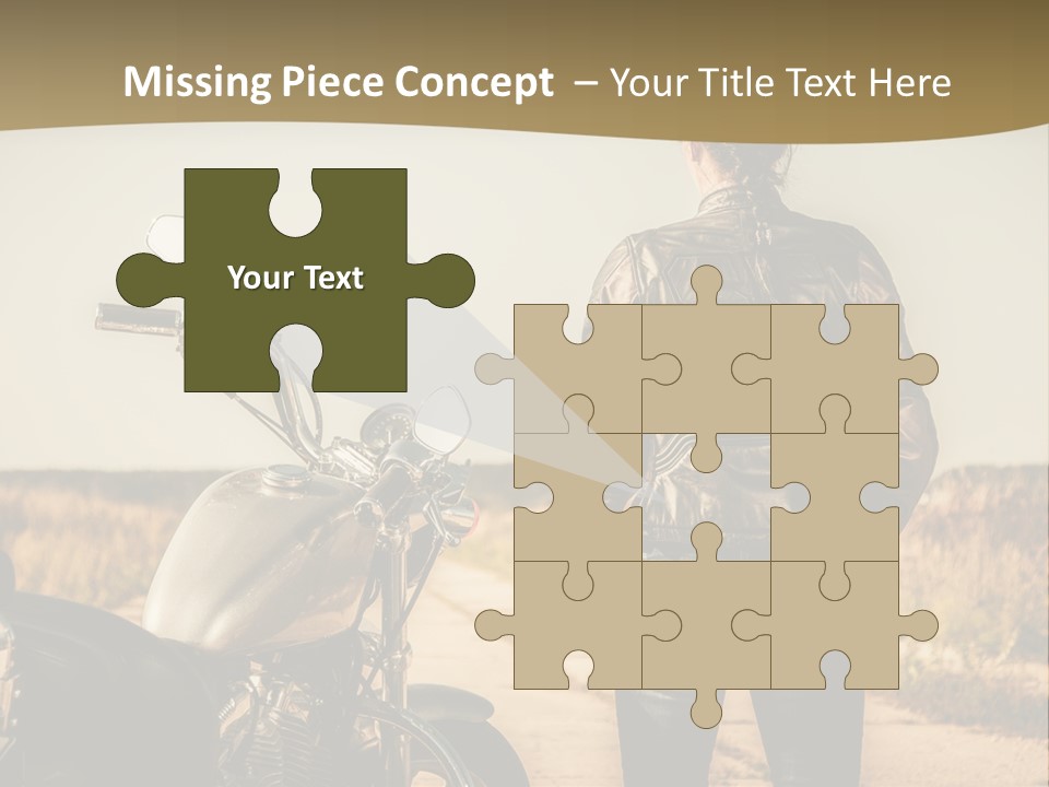 Transportation Y Woman PowerPoint Template