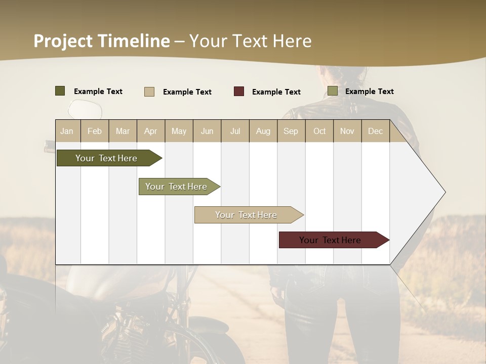 Transportation Y Woman PowerPoint Template