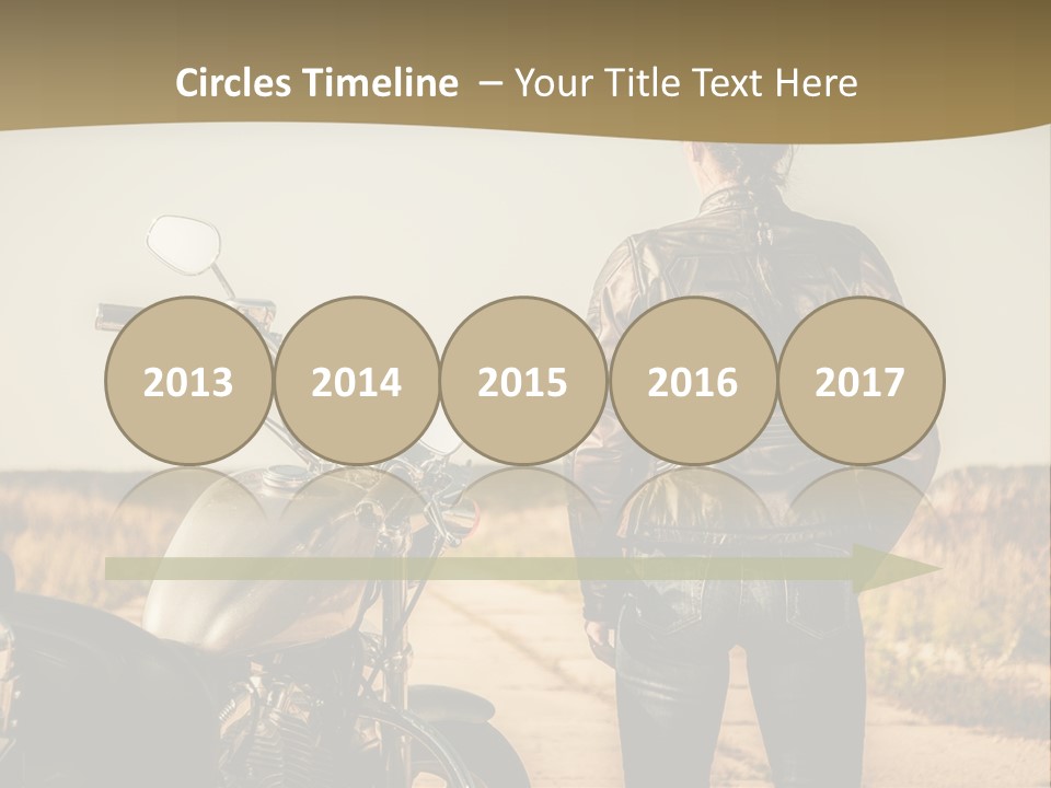 Transportation Y Woman PowerPoint Template