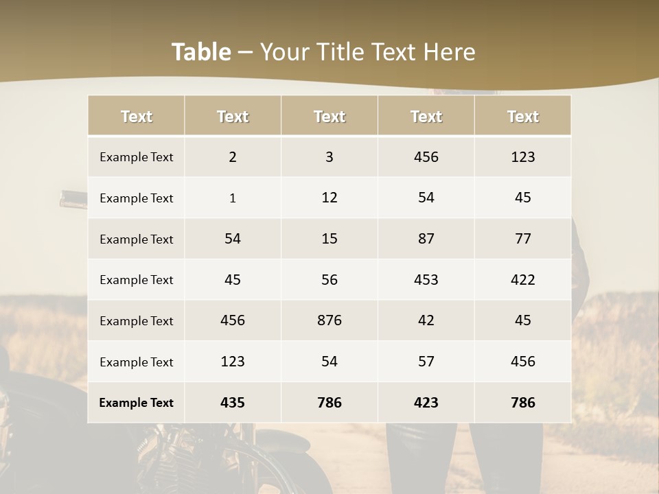 Transportation Y Woman PowerPoint Template