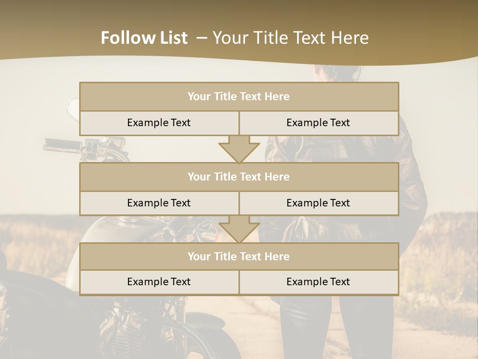 Transportation Y Woman PowerPoint Template