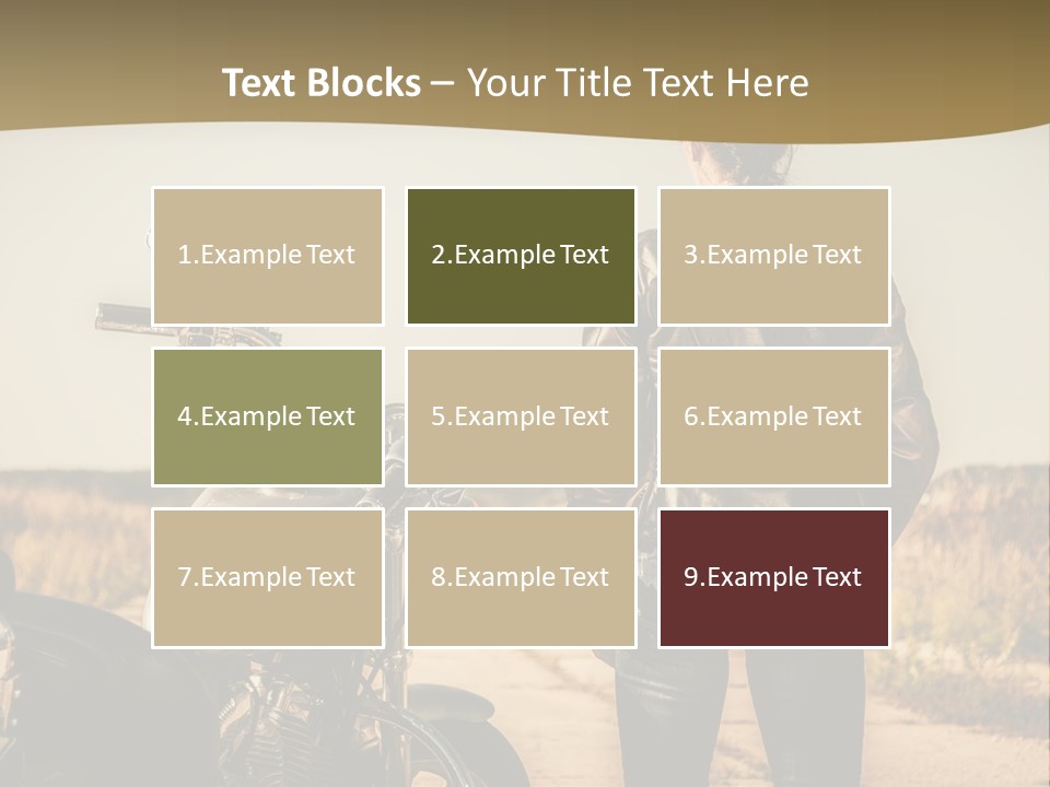 Transportation Y Woman PowerPoint Template