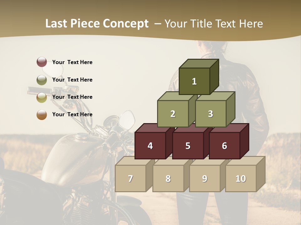 Transportation Y Woman PowerPoint Template