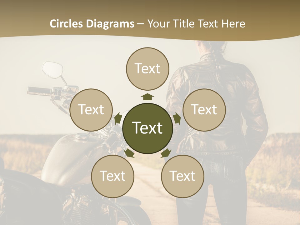 Transportation Y Woman PowerPoint Template