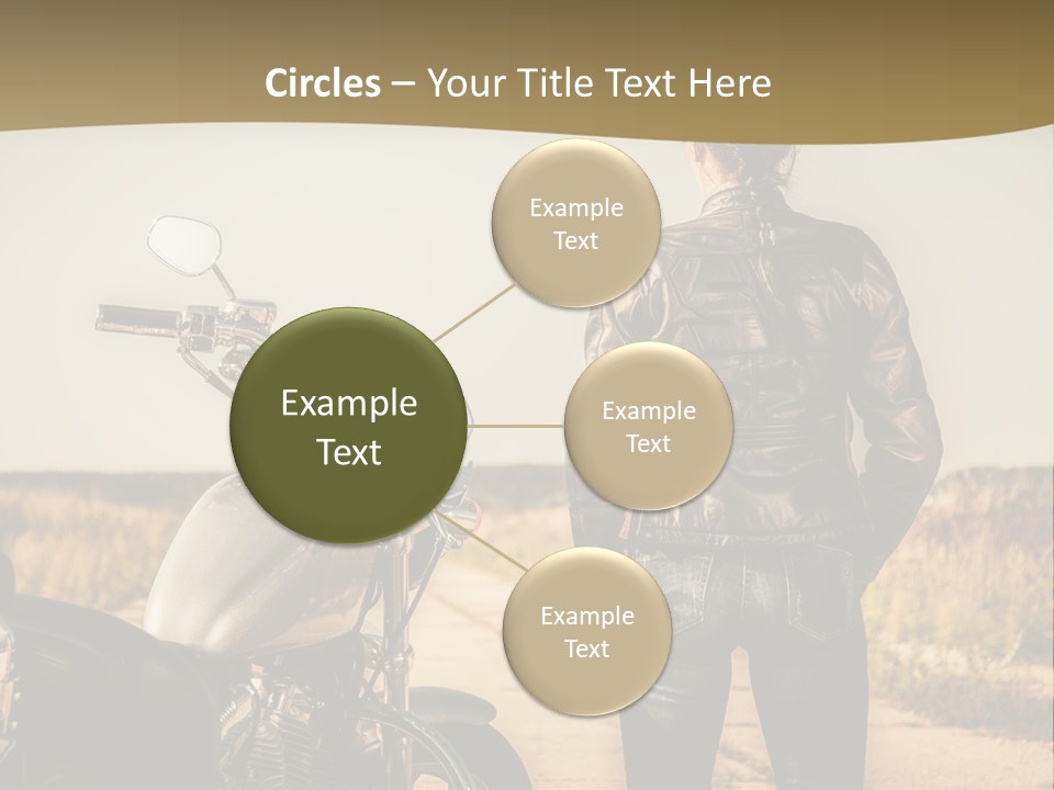 Transportation Y Woman PowerPoint Template