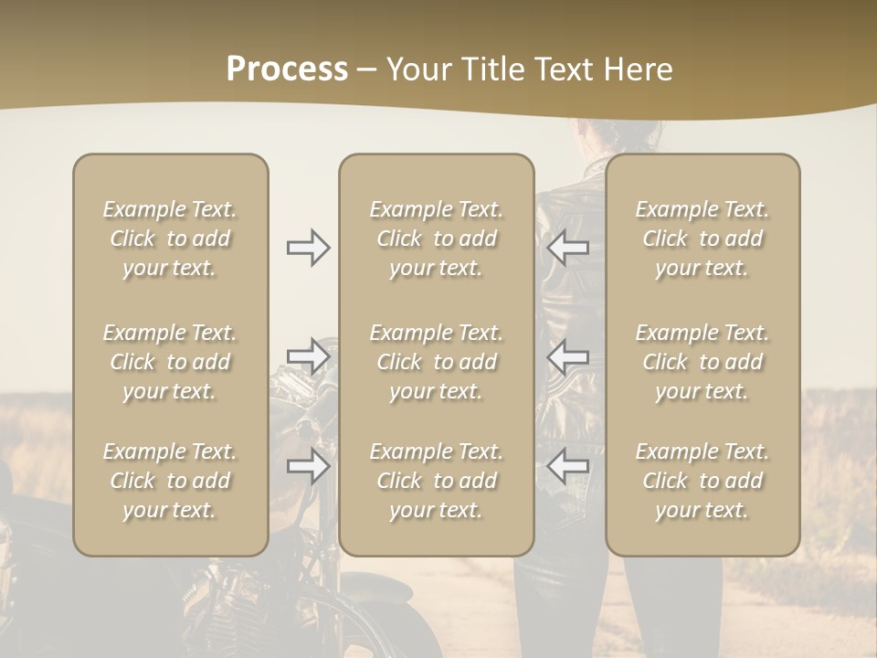 Transportation Y Woman PowerPoint Template