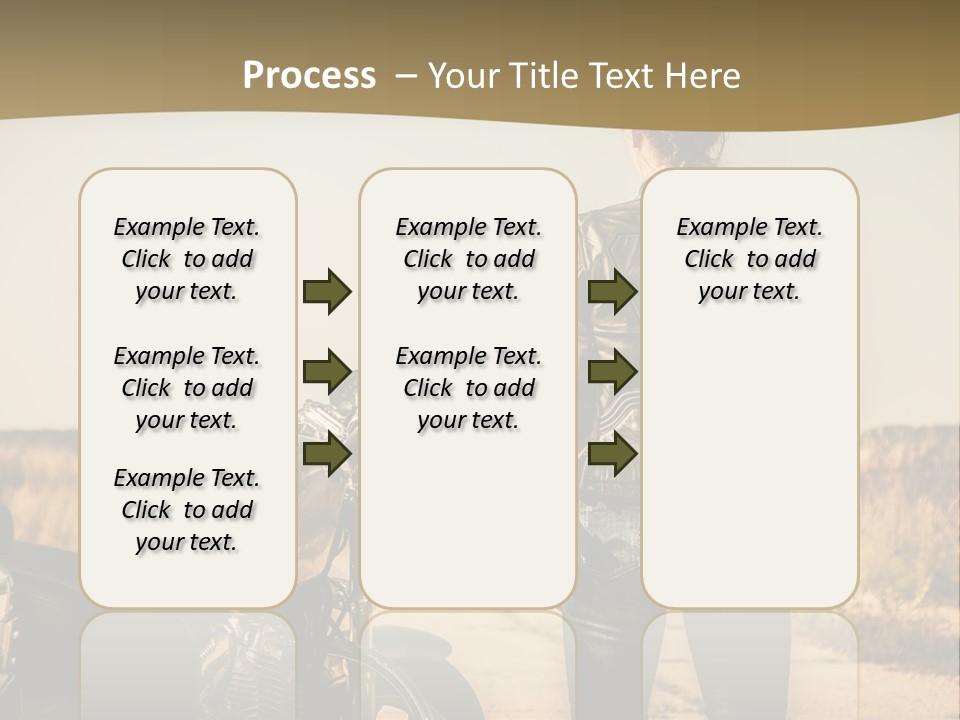 Transportation Y Woman PowerPoint Template