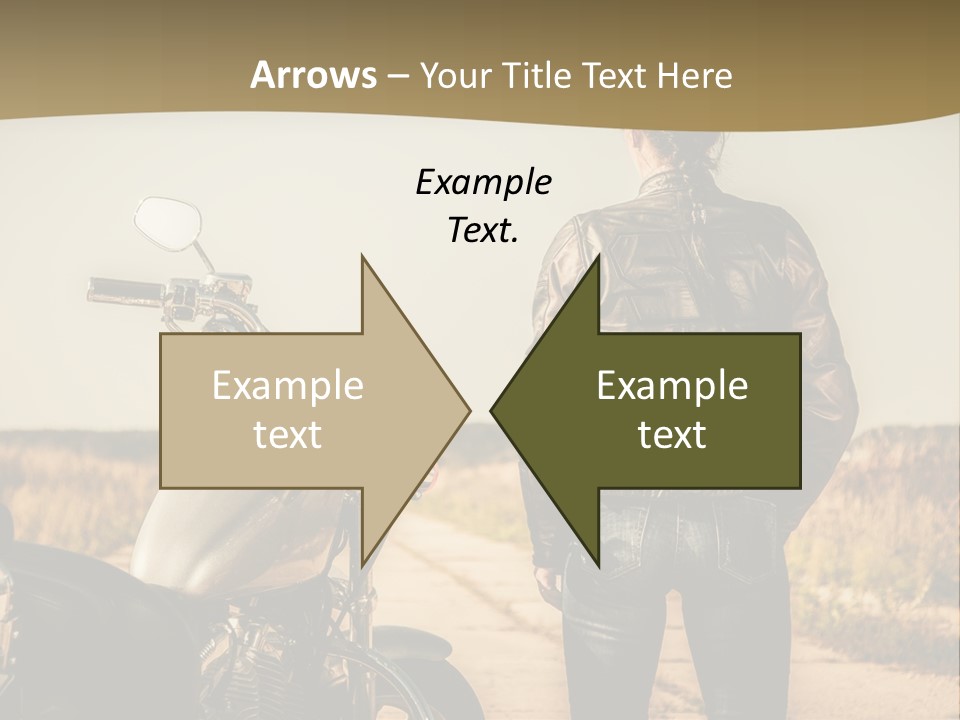 Transportation Y Woman PowerPoint Template