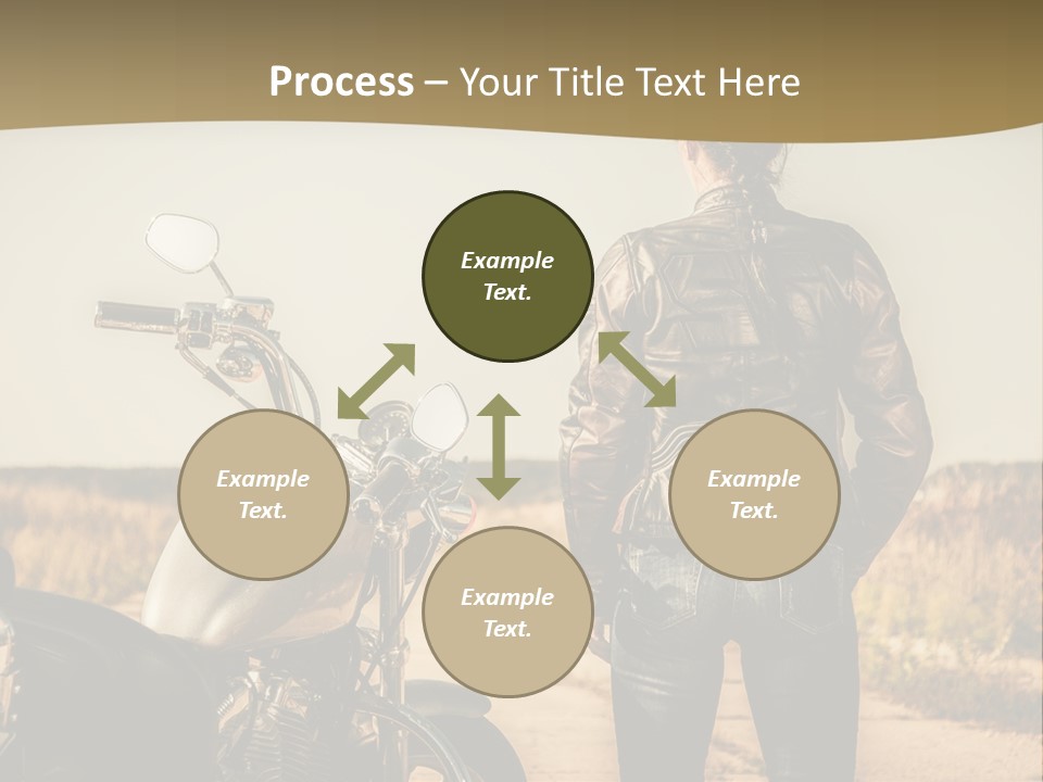 Transportation Y Woman PowerPoint Template