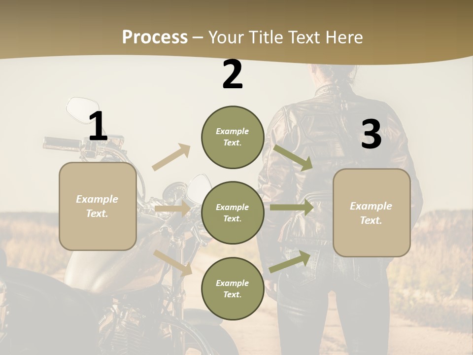 Transportation Y Woman PowerPoint Template