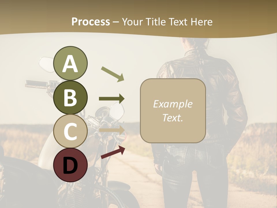 Transportation Y Woman PowerPoint Template