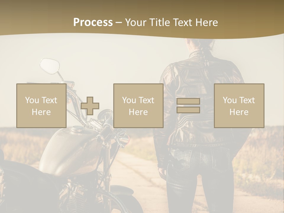 Transportation Y Woman PowerPoint Template