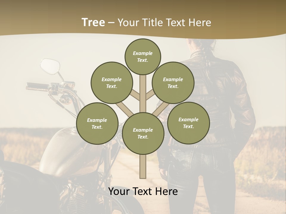 Transportation Y Woman PowerPoint Template