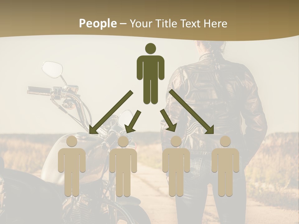 Transportation Y Woman PowerPoint Template