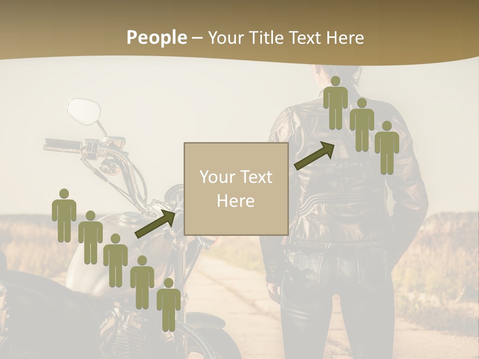 Transportation Y Woman PowerPoint Template