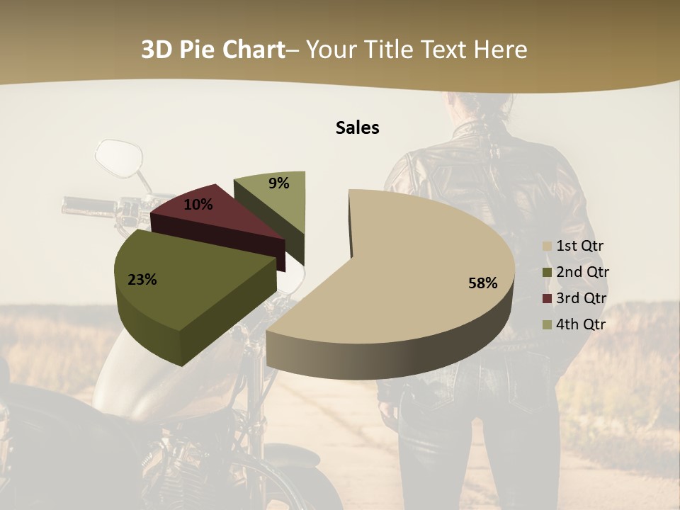 Transportation Y Woman PowerPoint Template