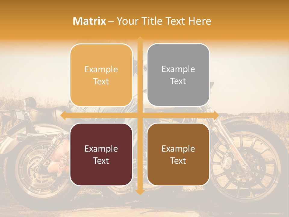 Man Driving Transport PowerPoint Template