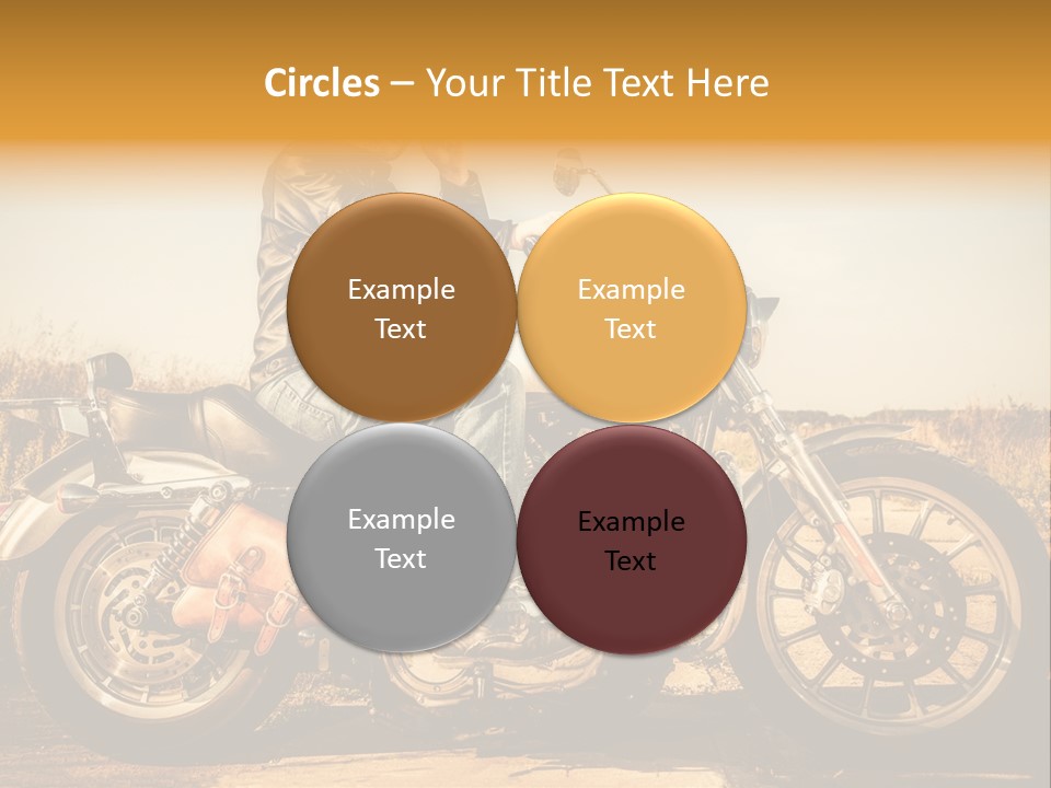 Man Driving Transport PowerPoint Template