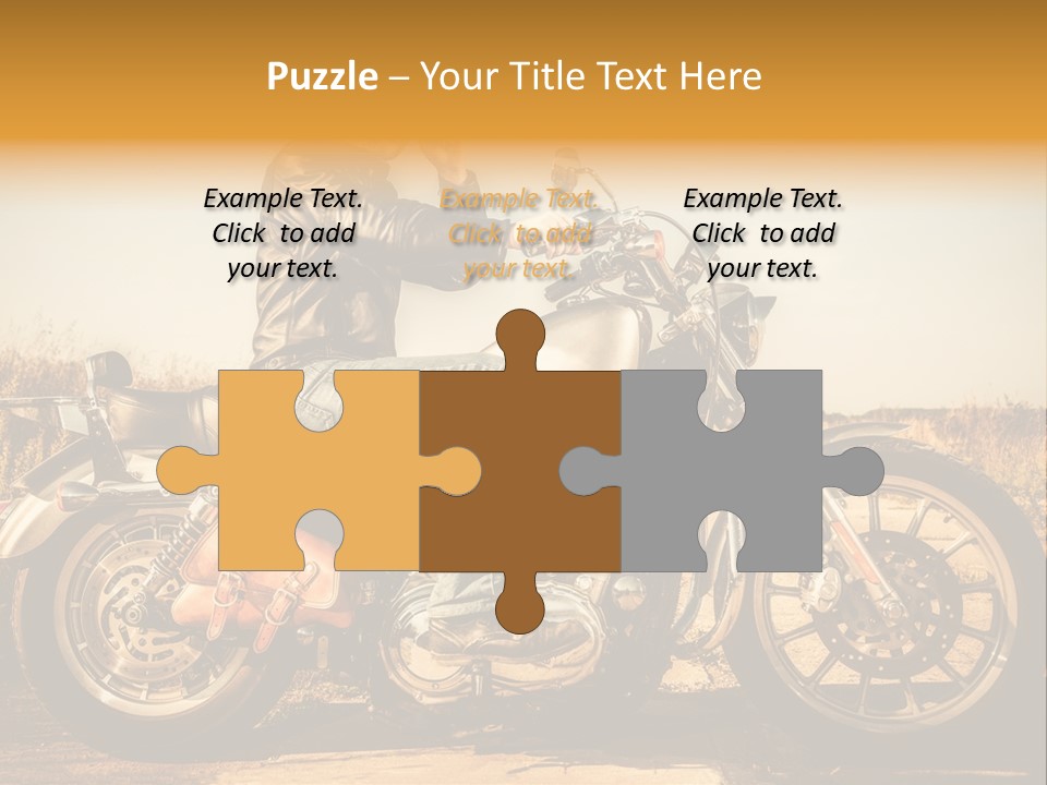 Man Driving Transport PowerPoint Template