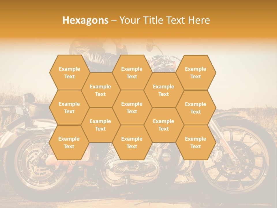 Man Driving Transport PowerPoint Template