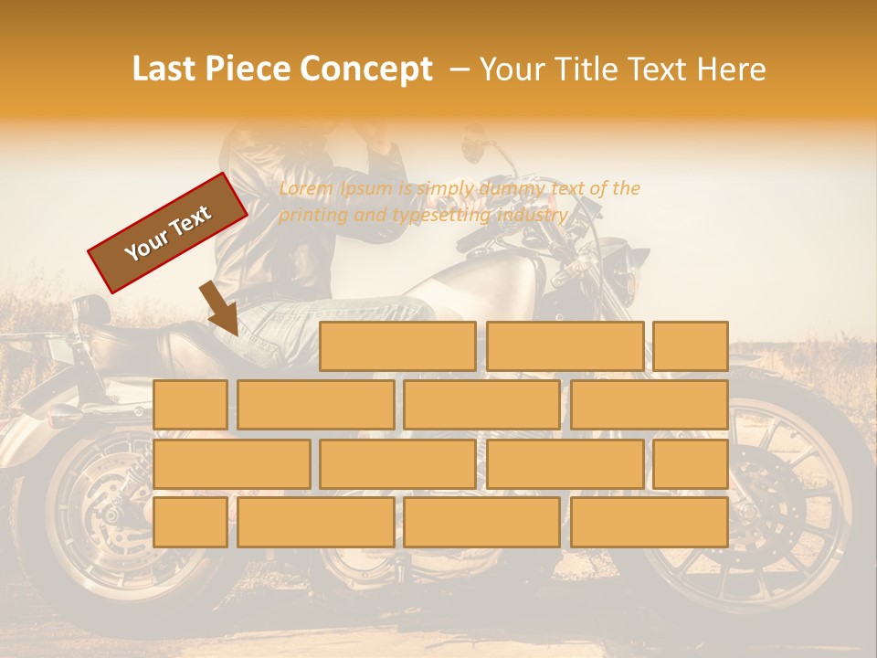 Man Driving Transport PowerPoint Template
