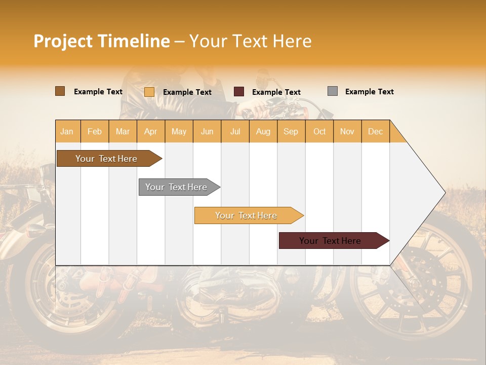 Man Driving Transport PowerPoint Template